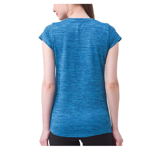 T-shirt femme à manches courtes couleur unie, style été tendance 2026, personnalisable avec logo - Product Image 4