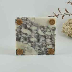 Premium Calacatta Viola <b>Marble</b> Coaster <b>Set</b> With Natural Stone Handmade Design For Luxury Home Decor <b>Coffee</b> <b>Table</b> and Drink Use - Product Image 2