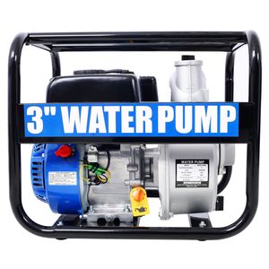 3 Inch 209cc 7HP 4 Stroke OHV ENGINE Gas Powered Semi Trash Water Pump with 50 ft Discharge <b>Hose</b> and 12 ft <b>Suction</b> <b>Hose</b> - Product Image 3