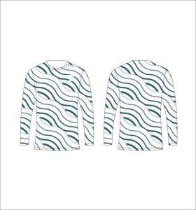 ผู้ชายสีขาวสีเทาลายพรางเสื้อยืดแขนยาวลายเรขาคณิตโมเสคเสื้อยืดคอกลมเสื้อลำลองแนวสตรีทเสื้อสำหรับออกกำลังกาย - Product Image 5