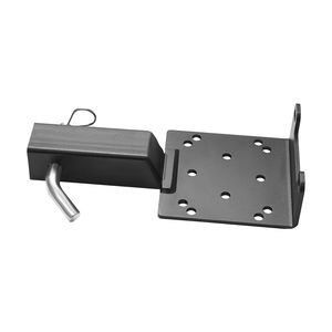 Supporto per verricello con capacità di carico di 3600 libbre/1633 kg, ricevitore da 2 pollici con 2/4 fori per bulloni verricello, supporti per gancio traino verniciati a polvere per rimorchi - Product Image 3