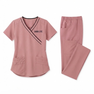 Ensemble de tenue médicale confortable pour femmes : pantalon d'infirmière et haut de médecin, uniforme d'hôpital, vêtements de travail - Product Image 4
