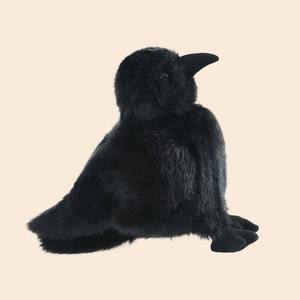 Nouvelle Peluche Corbeau Noir Jackdaw Super Douce en Coton Mignonne pour Fête d'Halloween Décoration Maison Personnalisation ODM - Product Image 2