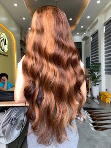 Extensiones de Cabello Humano Remy con Trama Única Ondulada Natural, Tejido de Cabello Sin Piojos, Sin Caída, Sin Químicos, Cabello Vietnamita Virgen - Product Image 4