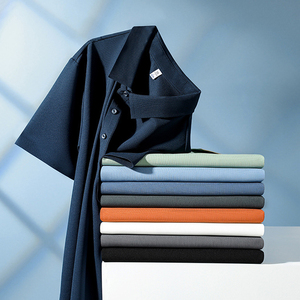 100% ถักสำหรับผู้ชายกันยับเร็วแห้งเร็วเสื้อผ้าฝ้ายลำลองสำหรับเสื้อเชิ้ตแขนสั้นเสื้อยืดขนาดเล็กได้รับการยอมรับ - Product Image 2