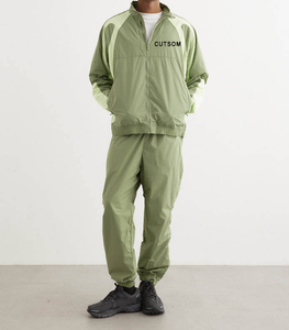 Chaqueta Deportiva Cortavientos Personalizada para Hombre, Cómoda, de Nailon, Estilo Urbano, con Logotipo, Diseño Sólido, Tallas Grandes, para Verano - Product Image 3