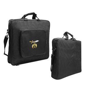 Étui souple de transport pour tablier maçonnique Shriner avec poche et emblème, sac à bandoulière pour regalia, qualité supérieure - Product Image 1