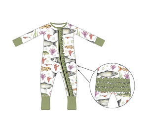 Conjunto de Pijamas de Lujo para Bebé, Cuello Redondo, <span class=keywords><strong>Ropa</strong></span> de Dormir para Niños, Estampado Personalizado, <span class=keywords><strong>Ropa</strong></span> Infantil - Product Image 3
