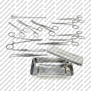 Kit de pansement chirurgical manuel en acier inoxydable de haute qualité, pinces et instruments réutilisables, kit de pansement écologique - Product Image 1