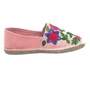 Alpargata bordada elegante hecha a mano estilo tradicional único sin cordones ropa informal plana cómoda para caminar - Product Image 1