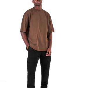Custom <b>Men's</b> High Quality Heavy Cotton T-<b>Shirts</b> Blank Design Oversized Plus Size Eco-Friendly Printed Export - Product Image 6