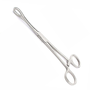 Pince chirurgicale manuelle en acier inoxydable de haute qualité pour éponges, à mâchoires à boucles dentelées - Product Image 4