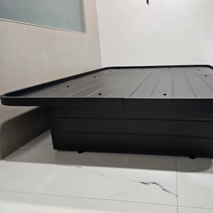 Hotel Modern Metal <b>Bed</b> <b>Frame</b> 16" Full XL <b>Platform</b> Heavy Duty Base 54"x80" Mattress Support Bulk USA Export From Gujarat - Product Image 3