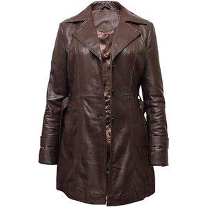 Vestes pour femmes très vendues, épaisses et chaudes pour l'hiver, veste en cuir pour femmes, mode, grandes tailles, veste en cuir véritable pour femmes - Product Image 6