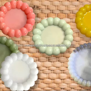 ชุดจานรองแก้วอีพ็อกซี่ทำมือดีไซน์หรูหราทันสมัยเรซินสไตล์คลาสสิกออกแบบโลโก้ได้ตามต้องการราคาขายส่งสำหรับของขวัญขึ้นบ้านใหม่ - Product Image 1