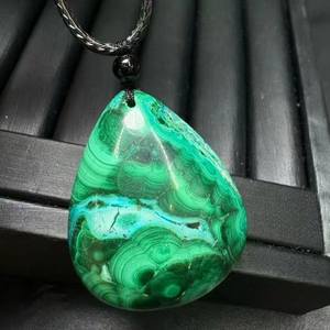 Pendentif en <span class=keywords><strong>malachite</strong></span> polie en gros pour <span class=keywords><strong>la</strong></span> décoration intérieure, Feng Shui, cadeau <span class=keywords><strong>de</strong></span> vacances unique - Product Image 5