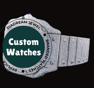 Reloj de Pulsera para Hombre, Diseño Cuadrado Plateado con Esfera de Números Arábigos Rosados, Completamente Cubierto de Diamantes, Estilo Hip Hop, Lujoso, Mecánico de Cuarzo - Product Image 4