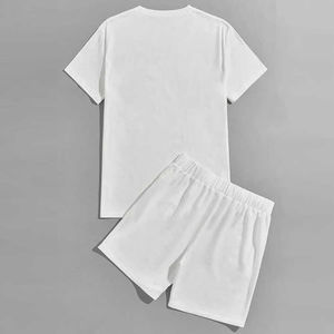 Ensemble Sportif Personnalisé Respirant en Tricot pour Hommes, Nouvelle Collection Printemps, 2 Pièces, T-shirts à Manches Courtes et Shorts, Ensemble Casual Stylé - Product Image 6