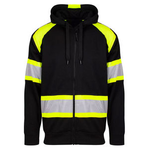 Sudaderas de Seguridad con Bordado Personalizado, Alta Visibilidad, Resistentes al Fuego, con Cierre, de Forro Polar de Poliéster - Product Image 6