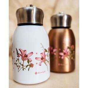 Reverie 450ml Stainless Steel Tumbler <b>with</b> Handle Straight Shape Hot & <b>Cold</b> Features 24-hour Thermal Insulation Includes <b>Straws</b> - Product Image 1