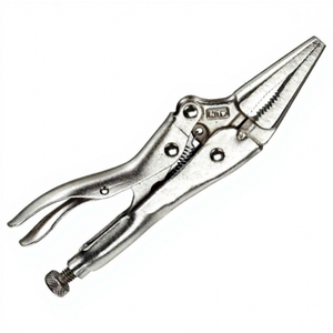 <b>Nose</b> Locking Pliers Wire Cutter Adjustable Veterinary Forceps For Animal Surgery Silver Metal <b>Long</b> <b>Nose</b> Locking Pliers - Product Image 3
