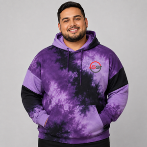 Sweat à capuche tie-dye de qualité supérieure pour homme, logo personnalisé, molleton doux en coton, pull décontracté, streetwear tendance, sweat à capuche tie-dye pour homme - Product Image 1