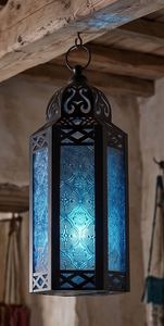 Metal Moroccan <b>Hanging</b> Lantern Vintage Wrought Iron <b>Hanging</b> <b>Candle</b> Holder Moroccan <b>Candle</b> Holder for Courtyard Table - Product Image 2