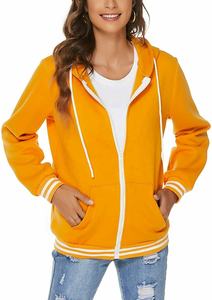 Nouveau design femmes hiver polaire sweats à capuche à manches longues hauts fermeture éclair sweats à capuche décontracté dames automne tricoté vêtements XS - Product Image 4