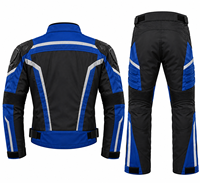 Combinaison de moto personnalisée pour homme, imperméable, polyester/coton, style course, veste et pantalon de protection, toutes saisons, tourisme