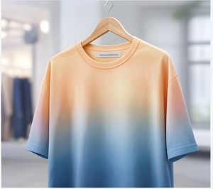 เสื้อยืดโอเวอร์ไซส์ไล่เฉดสีแบบโอเชียน 240 GSM ผ้าฝ้ายพรีเมียม ทรงหลวม สไตล์สตรีท สีซีดจาง ผู้ผลิต OEM - Product Image 5