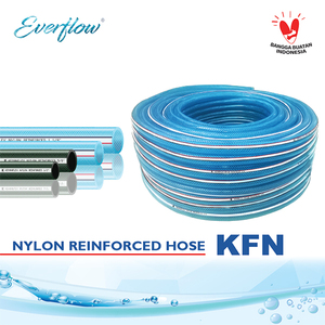 Tuyau d'arrosage renforcé en nylon 1/4 pouce 100 mètres, tuyau d'eau en PVC flexible pour l'irrigation extérieure et l'aménagement paysager - Product Image 1