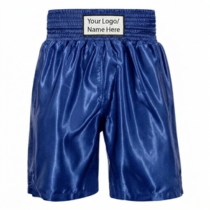 Pantalones Cortos de Boxeo Rojos para Hombre con Logotipo Personalizado, Secado Rápido, Spandex/Poliéster 180g, Corte Holgado, Surphy - Product Image 3