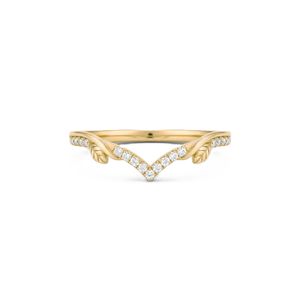 Wholesale Round Cut Lab Grown Diamond 18K Solid Gold Promise <b>Ring</b> Designer Statement Wedding Jewelry Minimalist Curved <b>Ring</b> - Product Image 1