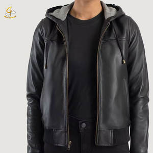 Sweat à capuche zippé en tricot noir pour femme, design minimaliste, veste à capuche décontractée, streetwear, mode hiver, imperméable, séchage rapide, USA Europe - Product Image 2