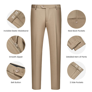 ชุดสูทผู้ชาย 2 ชิ้น ระบายอากาศได้ดี ทรงเข้ารูป เหมาะสำหรับงานแต่งงาน ผลิตโดยผู้ผลิตเสื้อผ้าชั้นนำ ขายดี - Product Image 6