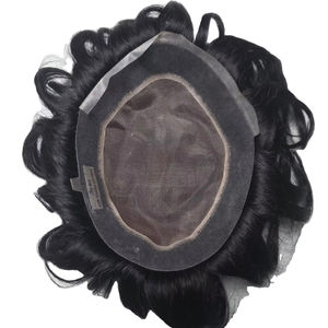 Peluca de Cabello Humano Mono de Calidad Premium Austriaca Taz Hair Bangladesh con Estilo de Ondas Sueltas y Ondas Profundas Naturales - Product Image 1