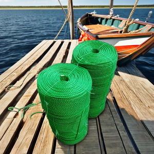 Corde torsadée en PE haute résistance 3/4 brins, 3mm-20mm, diamètre personnalisé, anti-UV, couleur inaltérable, durable - Product Image 1