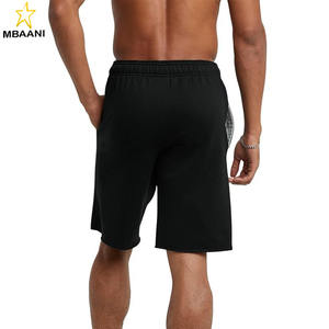 Shorts pour hommes, en polaire, poids moyen, shorts de sport avec poches - Product Image 4
