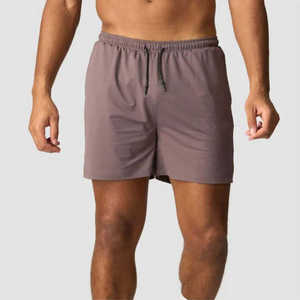 Men's Formal <b>Mid</b>-Waist Satin Quick-Drying Breathable Fitness Shorts Anti-Glare Double-<b>Layer</b> Print Running - Product Image 1