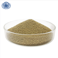 Corindon sphérique abrasif écologique haute dureté sans poussière pour le nettoyage des carreaux métalliques, média de sablage pour miroirs intelligents, sable diamanté