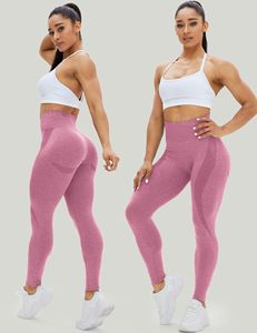 New Women V-waist Push up Yoga Pants Gym Fitness Set Seamless <b>Scrunch</b> Butt Yoga <b>Leggings</b> Workout Tights Running Sportswear LOGO - Product Image 2