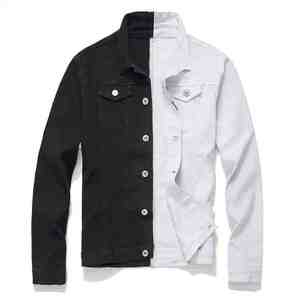 Chaqueta para hombre, nuevo diseño, ropa personalizada, chaqueta vaquera de moda para hombre, chaqueta vaquera elegante para correr, ropa de calle, servicio OEM - Product Image 1