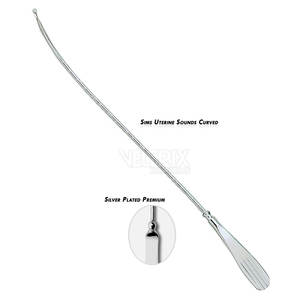 Sonde utérine manuelle de haute qualité Sims 12 1/2, équipement réutilisable, Sonde utérine Sims 12 1/2 - Product Image 2