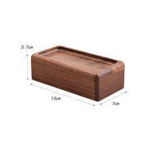 Offre Spéciale Portable Rectangle Bijoux Organisateur Anneau En Bois Poli Boîte De Rangement Étui De Voyage - Product Image 6