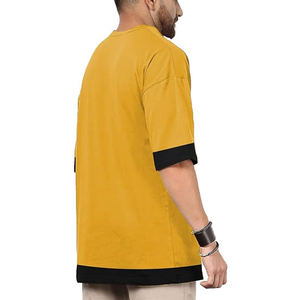 Camiseta Extra Grande de Verano para Hombre, Personalizada, Transpirable, de Algodón, con Logotipo Personalizado, Hecha de Tela de Punto de Poliéster/Algodón - Product Image 5