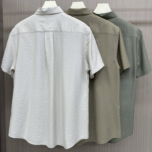 Camisa Casual de Manga Corta para Hombre, Antiarrugas, Transpirable, Cierre de Botones, Verano, ODM - Product Image 2