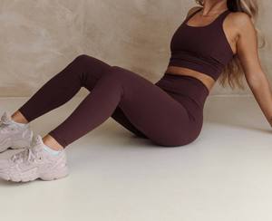Leggings Deportivos de Cintura Alta para Mujer, Súper Suaves, 100% Nailon, Elásticos, Control de Abdomen, para Correr, Entrenamiento, Fitness, Yoga - Product Image 5