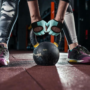 Mitaines d'entraînement pour hommes et femmes, pour la musculation, la gym et le fitness, légères, respirantes, à doigts courts - Product Image 4