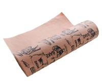 Hojas de Papel de Carnicero Sin Recubrimiento, Papel Kraft Marrón Precortado, Papel de Embalaje Impreso Personalizado para Envolver Alimentos