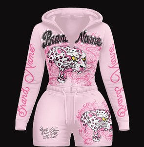 Conjunto de Dos Piezas para Mujer, Verano 2026, TAHAD, al por Mayor, Shorts y Camiseta de Manga Corta con Estampado Sexy, Conjunto Deportivo para Mujer - Product Image 3